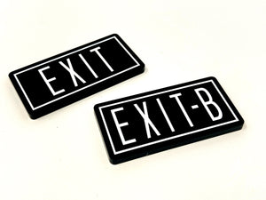 2 x Exit Tokens (Double Sided) for Aliens: Another Glorious Day In The Corps