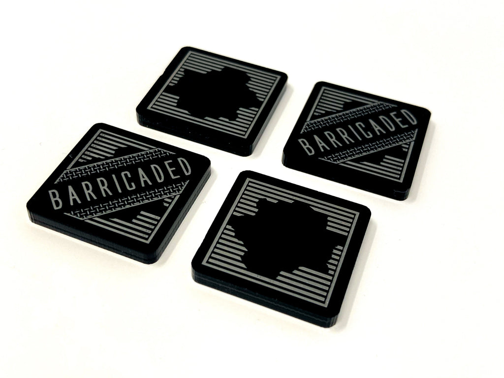 4 x Tunnel Tokens (Double Sided) for Aliens: Another Glorious Day In The Corps