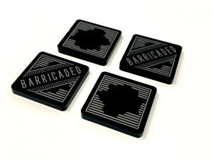 4 x Tunnel Tokens (Double Sided) for Aliens: Another Glorious Day In The Corps