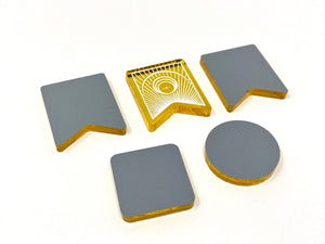 Objective, Combat and Control Token Set compatible with Dune: Imperium
