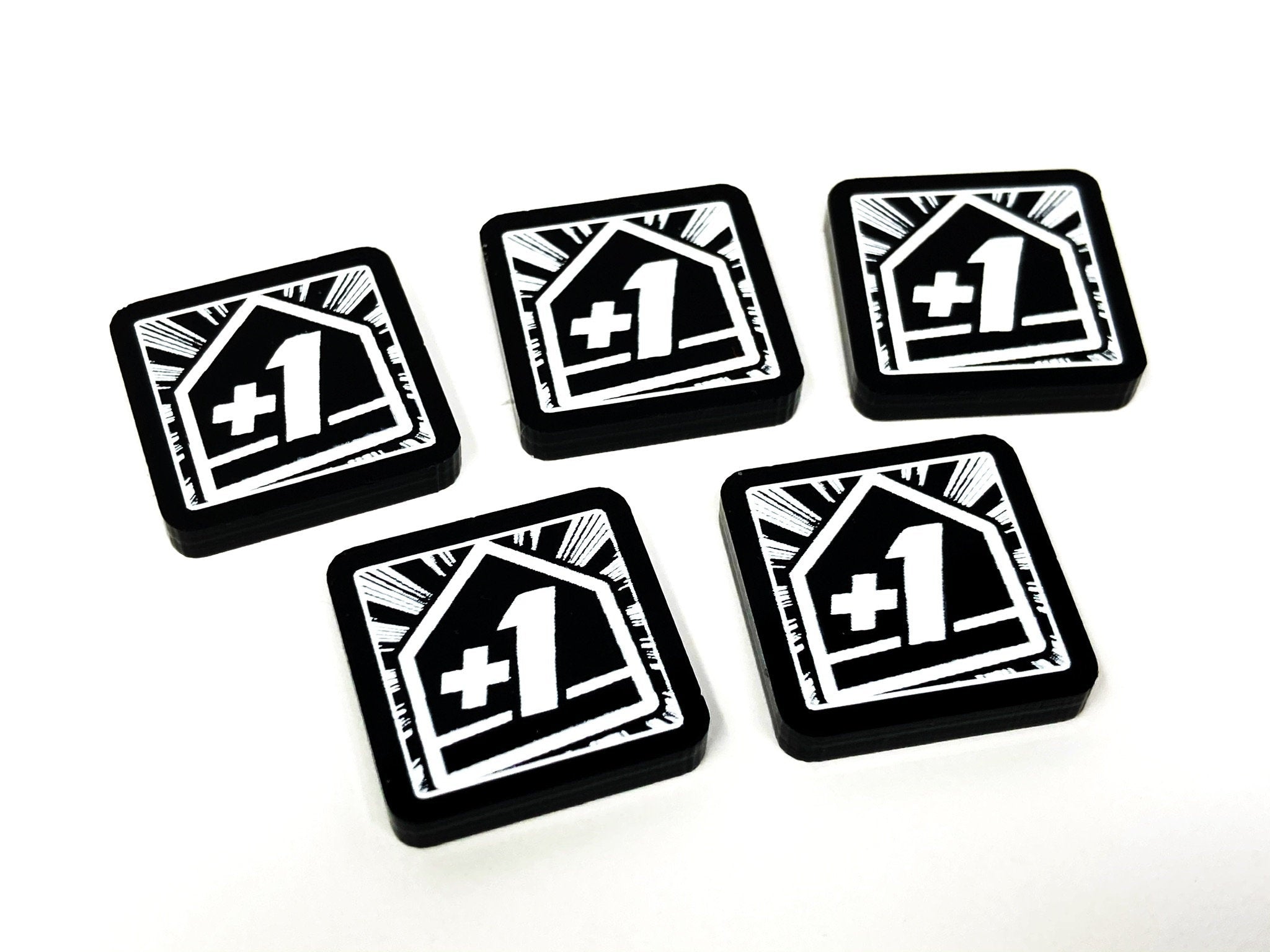 5 x Acceleration Tokens +1/+2 (double sided) for Marvel Champions LCG