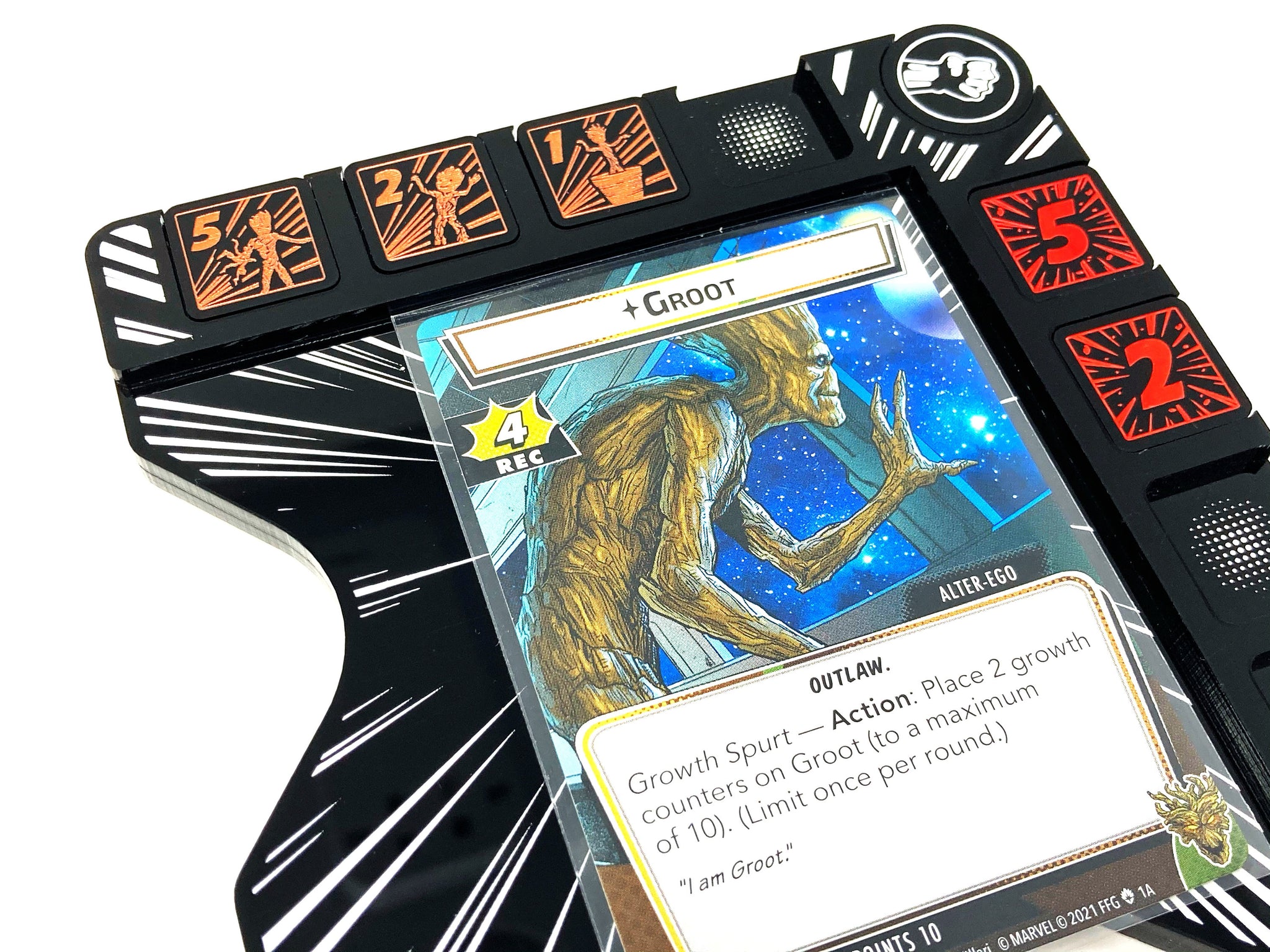 3 x Growth Tokens for Marvel Champions LCG, Double Sided