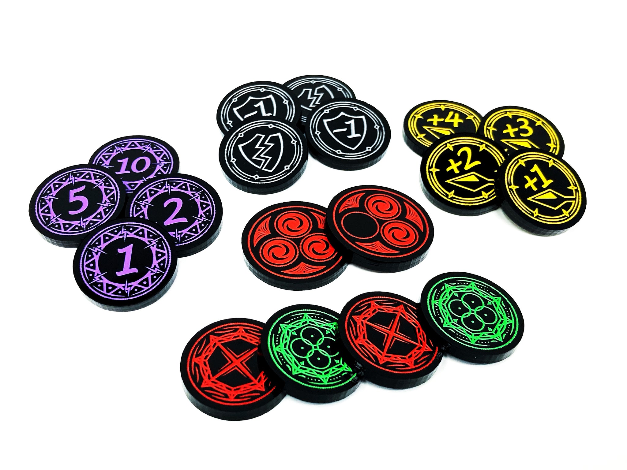1 x 3/4 Resource Tracker Token (double sided) for Flesh and Blood TCG