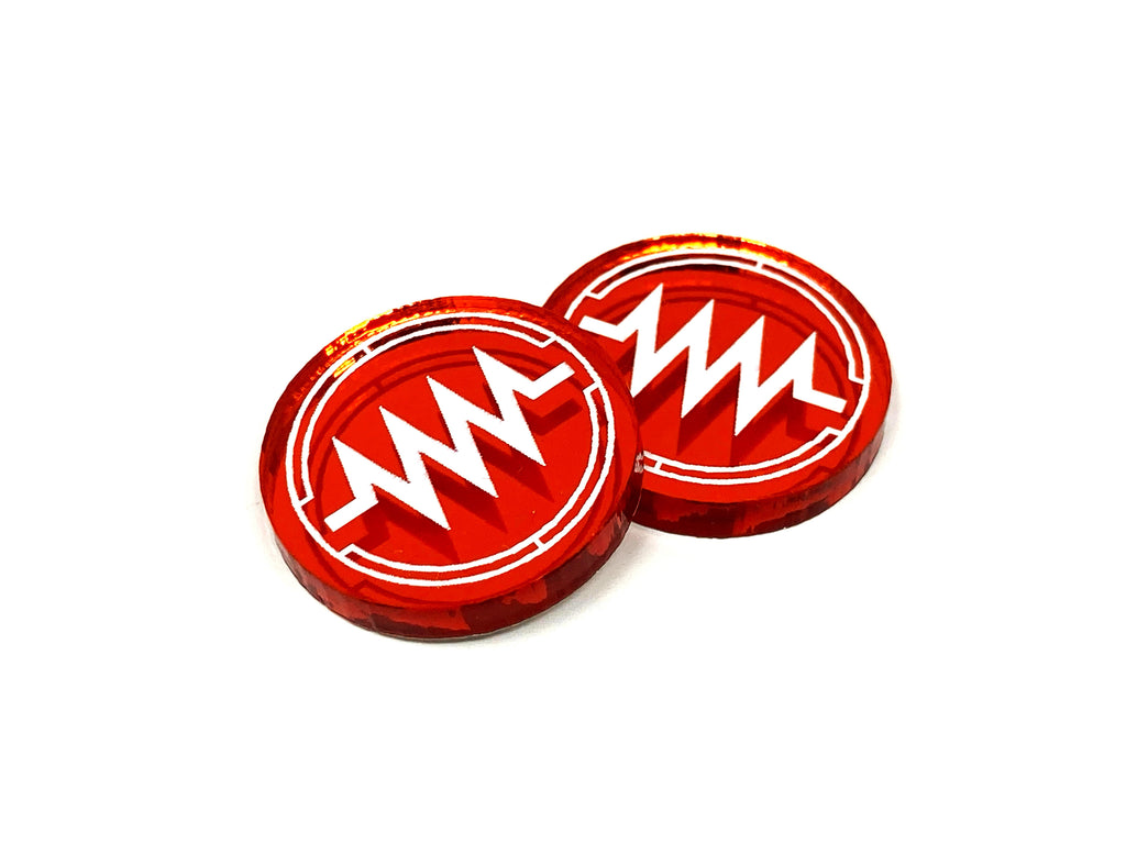 2 x Jam Tokens - Mirror Series (single sided)