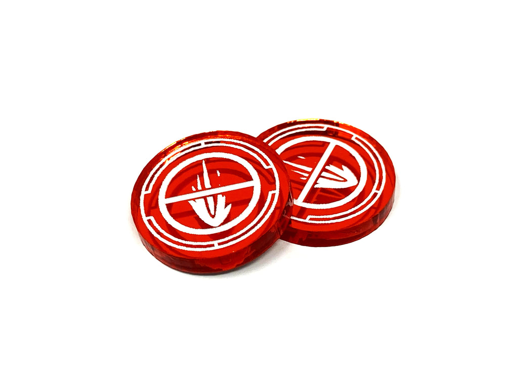 2 x Disarm Tokens - Mirror Series (single sided)