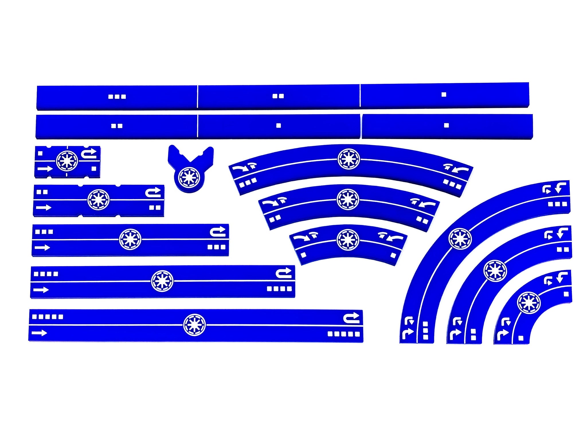 Galactic Republic - Manoeuvre Template Set - Star Wars X-wing Compatible
