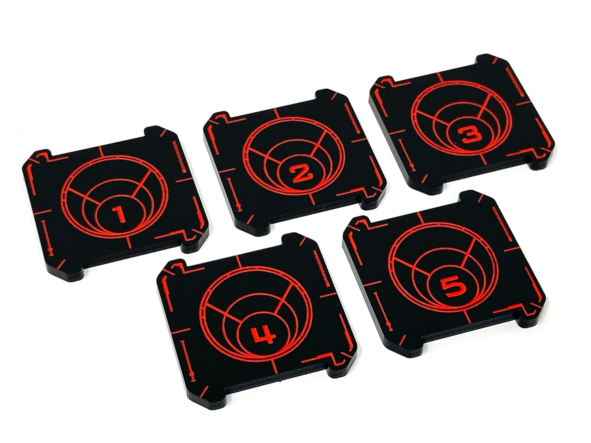 5 x Objective Tokens (Double Sided)
